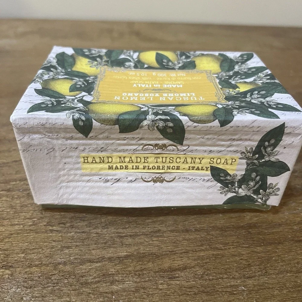 Lot‎ of 3 Bath Soaps Pears Transparent Karitzia Orange Hibiscus Tuscan Lemon